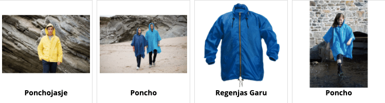 Regenjassen bedrukken