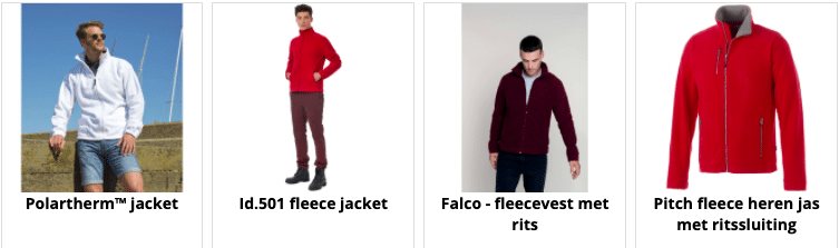 fleece jassen bedrukken