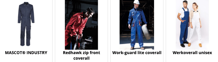 Overalls bedrukken