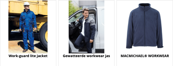 Werk Jassen bedrukken